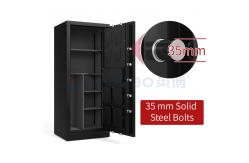 China Heavy Gauge Steel Gun Safe Box Solid Steel Heavy Duty Fireproof Protection supplier