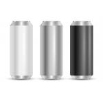 BPA free Blank 12 oz slim container for beverage with CRV ends, FDA standard for sale