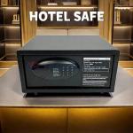 Digital Lock Electronic Hotel Safe Box 20Litres Solid Steel Dual Alarm