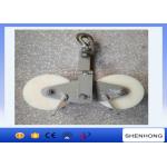 25KN Cable Pulley Conductor Stringing Blocks With Tandem Sheaves Nylon Wheel for sale