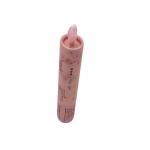 Handcrafted Kraft Paper Tube For Lip Balm With Ribbon Lid for sale