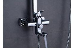 China CE Chrome Polished Shower System , ROVATE Shower Systems With Rain Head supplier