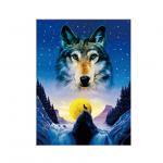 Animal 3D Lenticular Pictures For Office Decoration / 3D Wolf Picture for sale