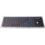 Explosion Proof Metal Backlit USB Keyboard With Optical Trackball for sale