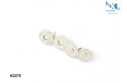 China 12mm Diameter Hidden Magnetic Purse Closures , Magnetic Snap Closures For Purses supplier