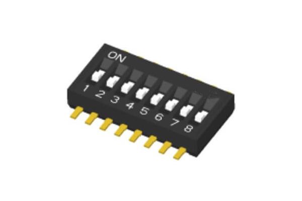 1.27mm Flat Lead Half Pitch Dual Inline Package DIP Switch