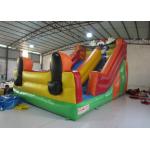 Funny Inflatable Clown Double Water Slide , Waterproof Standard Inflatable Dry Slide for sale