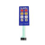 Consumer Electronics Flat Membrane Switch with Silkscreen Printing and Insulation Resistance 100MΩ for sale