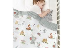 China Soft Custom Baby Blankets 100% Polyester Multifunctional Blanket For Unisex Boys Girls supplier
