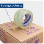Nature Rubber BOPP Packing Tape Clear 28mic 20mm-50mm for sale