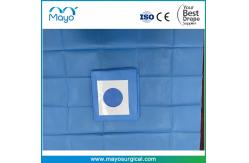China Non Woven Fabric Disposable Impervious EO Sterile Fenestrated Surgical Drape With Hole supplier