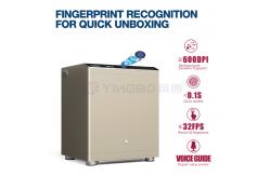 China Fingerprint Auto Open Smart Safe Box Customized Night Table Safe supplier