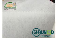 China Pure White Embroidery Backing Fabric With 50% Polyester / 50% Viscose supplier