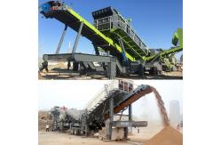 China Concrete Construction Waste Quarry Stone Crushing Machine Mobile Crusher Plant supplier