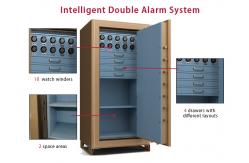 China H1800mm Jewely Safe Luxury Leather  Watch Winder Fingerprint Lock With Fireproof supplier