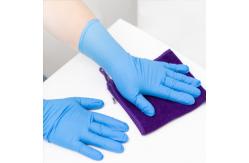 China FDA 510K Pure  Disposable Nitrile Gloves Medium Tear Resistant supplier