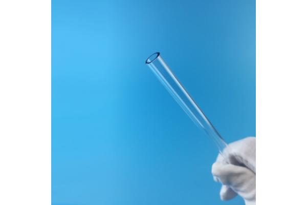 Clear Round Cerium Doped Quartz Single Hole Laser Flow Tube