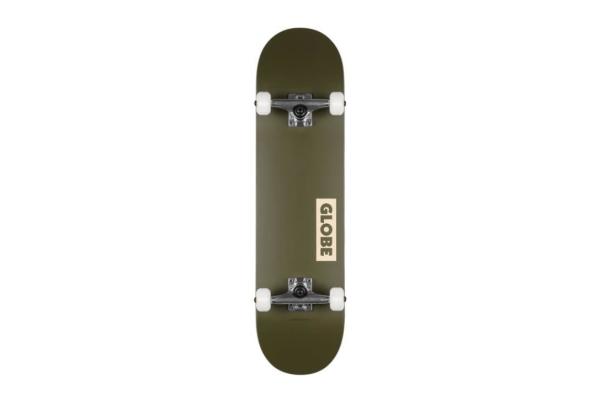YOBANG OEM Globe Goodstock Fatigue Green Complete Skateboard - 8.25 x 32