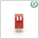 Spst 2.54mm 2 Positon Piano DIP Switch , DP Series SMT DIP Switch for sale