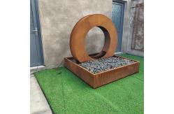 China Process Welding Corten Steel Garden Features Outside supplier