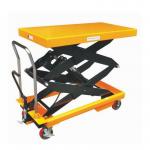 Warehouse Scissor Lift Trolley 500kg Hydraulic Table Lifter Trolley for sale