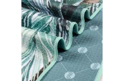 China Waffle Microfiber Both Sides Custom Print Beach Towel With Customized Packging supplier