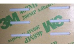 China 0.125mm Thick Clear Diffuser with Double Sided Adhesive Tape 468 supplier