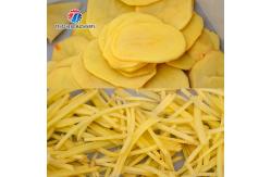 China 2.25KW Two End Cutter Vegetable Processing Machine Cube Slice Strip Industrial supplier