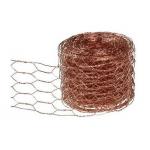 1.2m Width 2 Inches Woven Copper Wire Mesh Hexagonal Commercial Agricultural Use for sale