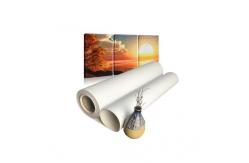 China Pigment Printing 280gsm Polyester Canvas Roll supplier