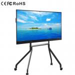 UHD 4K Interactive Touch Screen Monitor Zero Gap Glass Smart TV Whiteboard With All In One Computer for sale