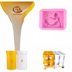 Non-Toxic Liquid Platinum Cure Silicone Rubber for Soap Molds 4-6hrs Curing Time 18-20 N/mm Tear Strength for sale