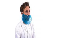 China Single Head Loop Disposable Non Woven Beard Cover Hypoallergenic Fluid Resistant supplier