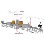 Romania Automatic Hot Pressing 90x90 mm Pallet Block Machine for sale
