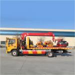 5 Tons Road Rescue Trailer With 5tons Crane   Wrecker With Crane