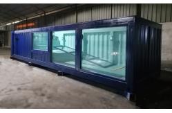 China CUSTOM CONTAINER SWIMMING POOL WITH WINDOWS SHOWER HOUSE SPA STEEL STRUCTURE POOL supplier