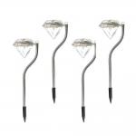 Eco Solar Powered LED Ground Lights Rechargeable Battery for sale