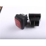 Button Waterproof Momentary Rocker Switch , Miniature Rocker Switch 32x25mm