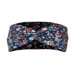 100% cotton Women Head Scarves Floral Elastic Headband for Running for sale
