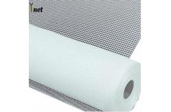 China 140g Self Adhesive Fiberglass Mesh 5*5mm C Glass Fiber Glass Mesh White supplier
