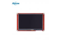 China 480x272 HMI LCD Display 4.3 Inch Resistive Touch Display 4 pin supplier