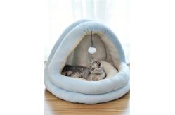 China PP Cotton Removable Plush Pet Beds supplier