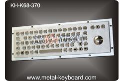 China Waterproof Rugged Industrial Keyboard With Trackball 70 Keys For Internet Kiosk supplier