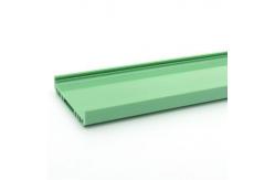 China Green UPVC Trim Plastic Profile Extrusion Customized PVC Plastic Extrusion Profile supplier