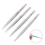 Stainless Steel Jewelry Tweezers Tools Anti Slip Pointed Fine for sale