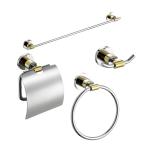 Sanitary Ware Wall Mounted Bathroom Hardware Sets Restroom Accessories Stainless Steel 304 for sale