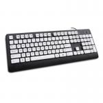 USB Plastic Keyboard With Fingerprint Reader Function Keys Multimedia Keys And Numeric Keys