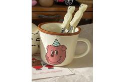 China Multifunctional Portable Ceramic Coffee Cups Microwave Dishwasher Cold Resistant supplier