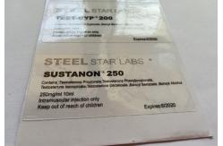 China Clear Vial Labels For 10ml Oil Injection Glass Bottles supplier