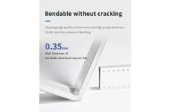China Double glazing aluminum spacer bar smooth welding line 100% bendable supplier